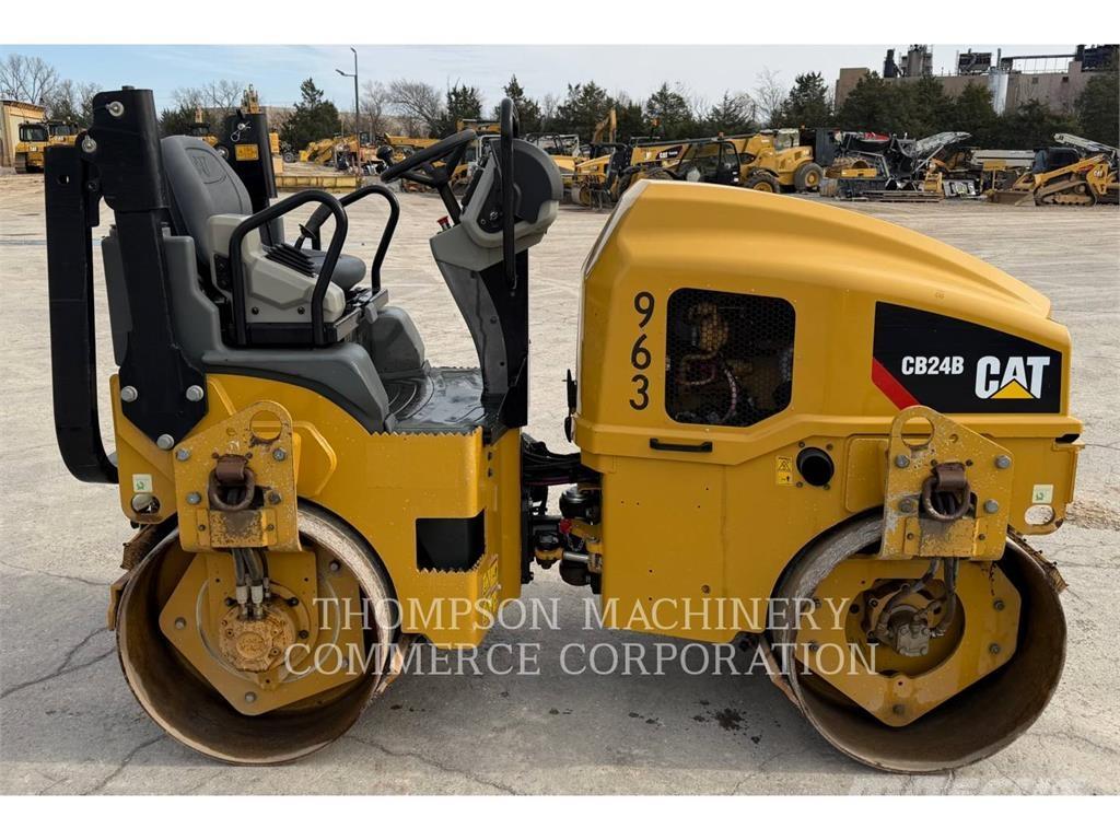 CAT CB24B Twin drum rollers