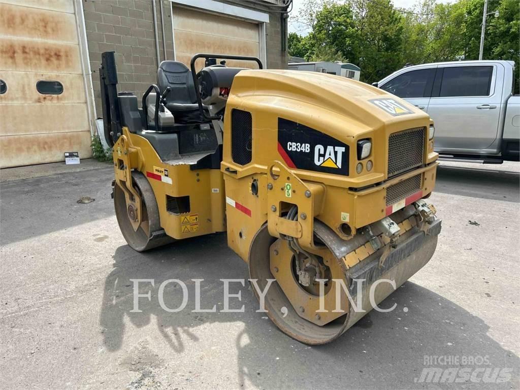 CAT CB34B Twin drum rollers