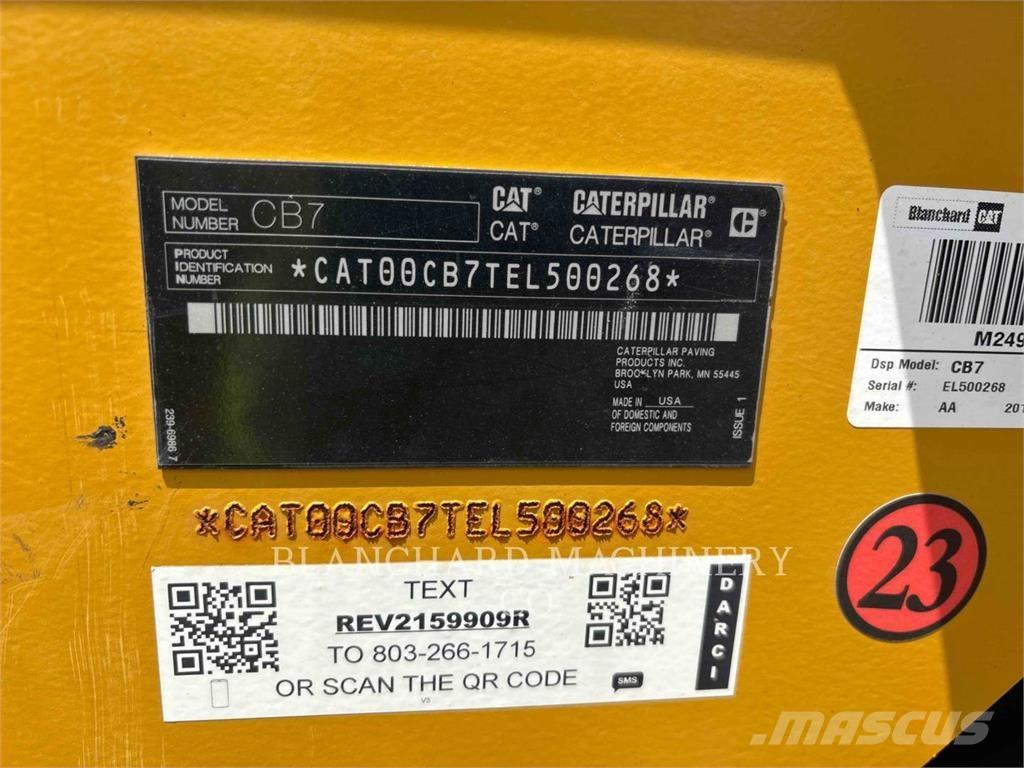 CAT CB7 Twin drum rollers