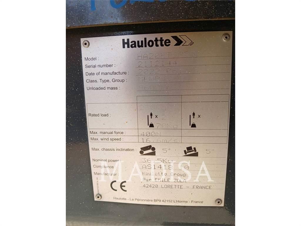 Haulotte HA20RTJPRO Articulated boom lifts