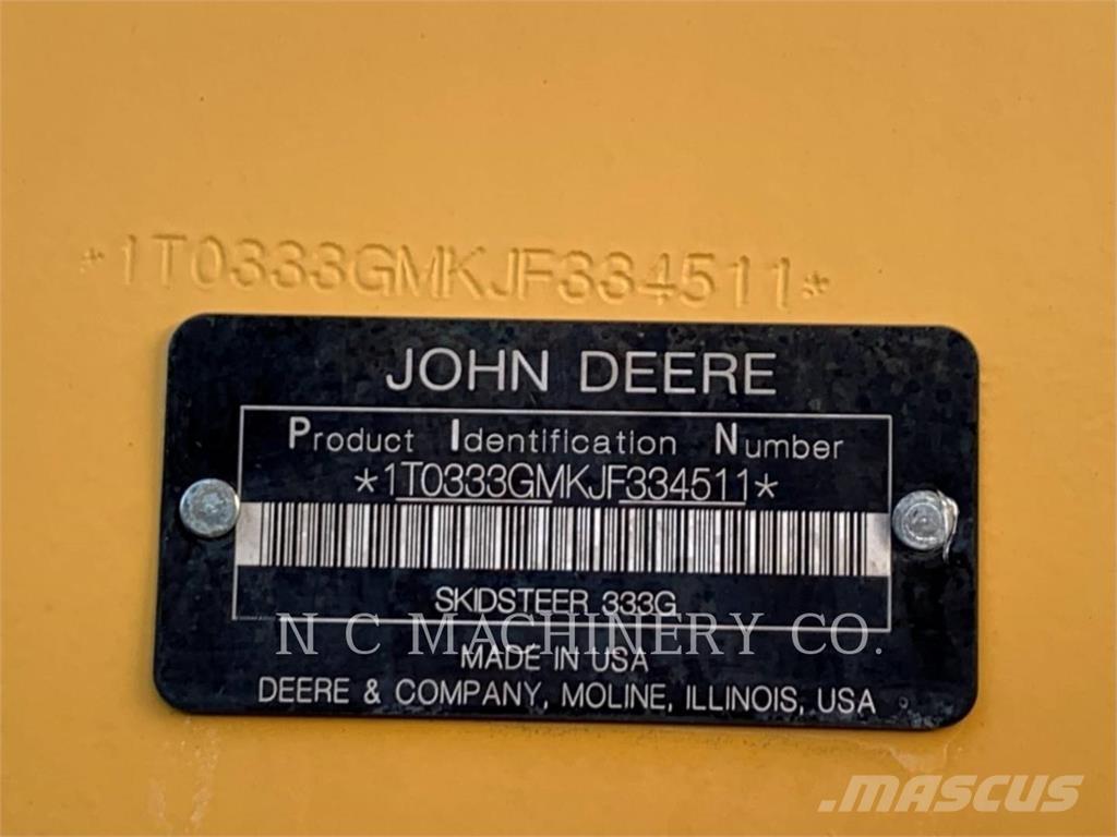 John Deere 333G Skid steer loaders