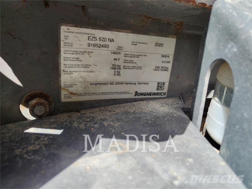 Jungheinrich EZS 570 Electric forklift trucks