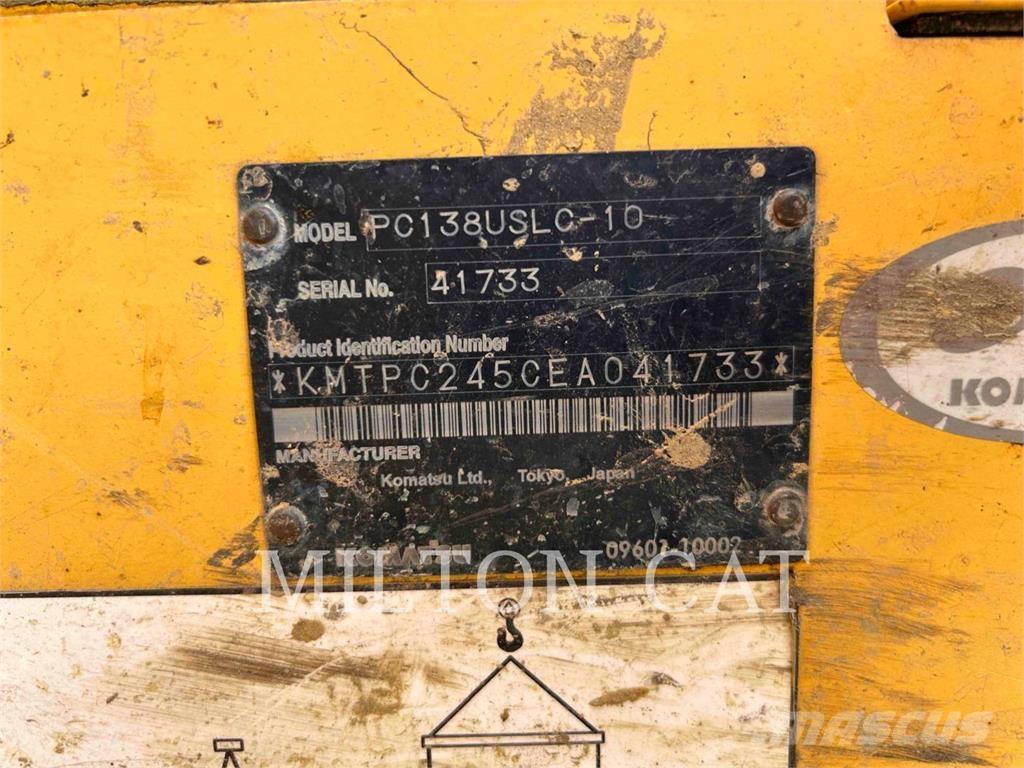 Komatsu PC138USLC-10 Crawler excavators
