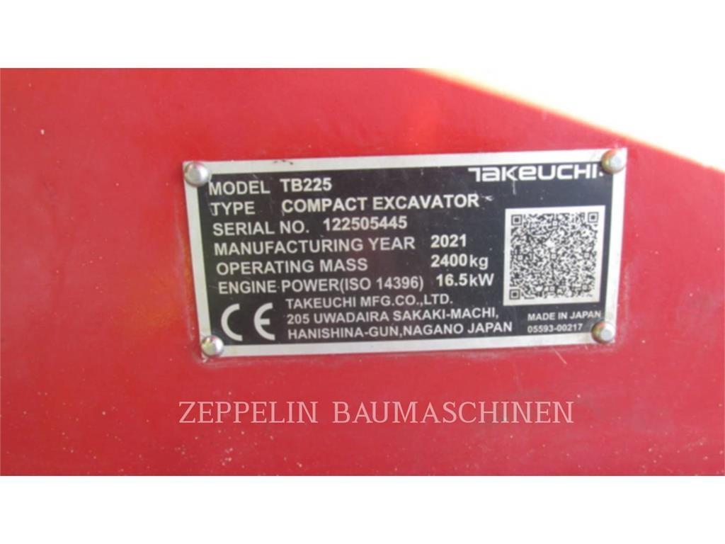 Takeuchi TB225 Crawler excavators