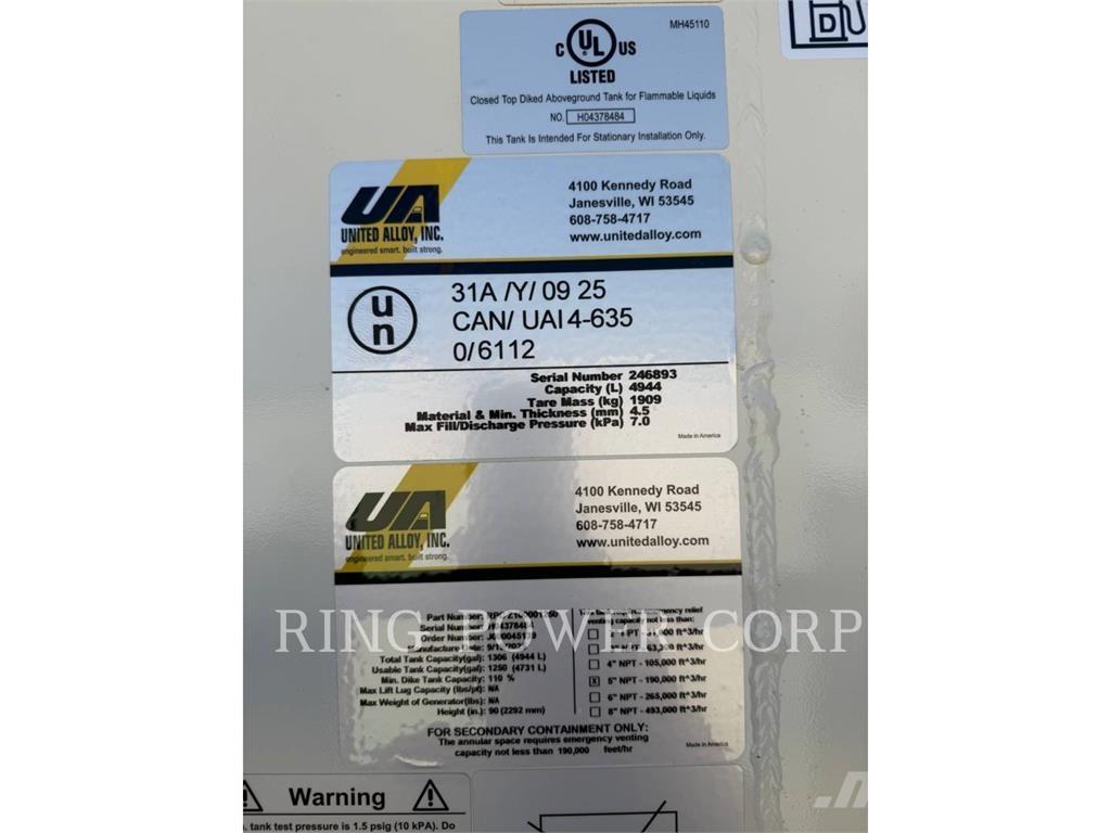 United 1250 GALLON Other