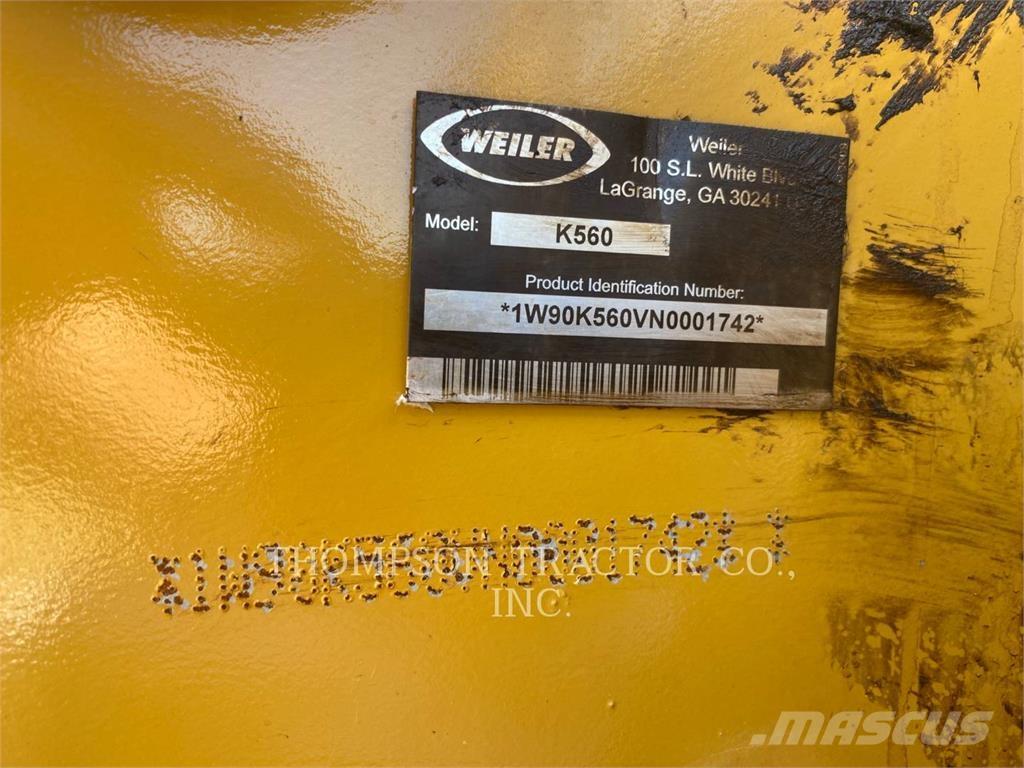 Weiler K560FV Knuckle boom loaders