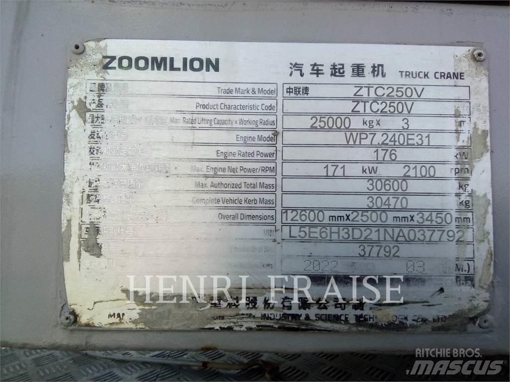 Zoomlion ZTC250V31 All terrain cranes