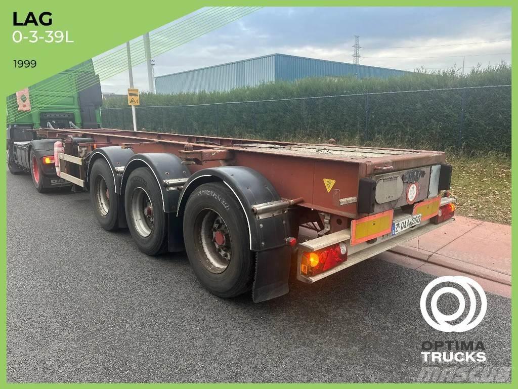 LAG 0-3-39L Container semi-trailers