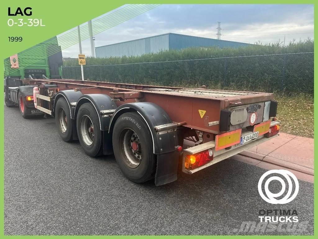 LAG 0-3-39L Container semi-trailers