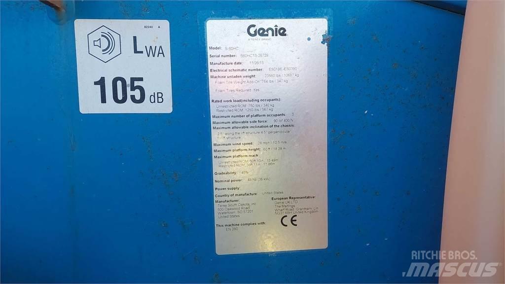 Genie S60HCE Telescopic boom lifts