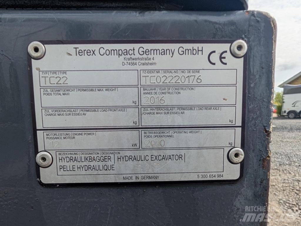 Terex TC 22-2 Crawler excavators