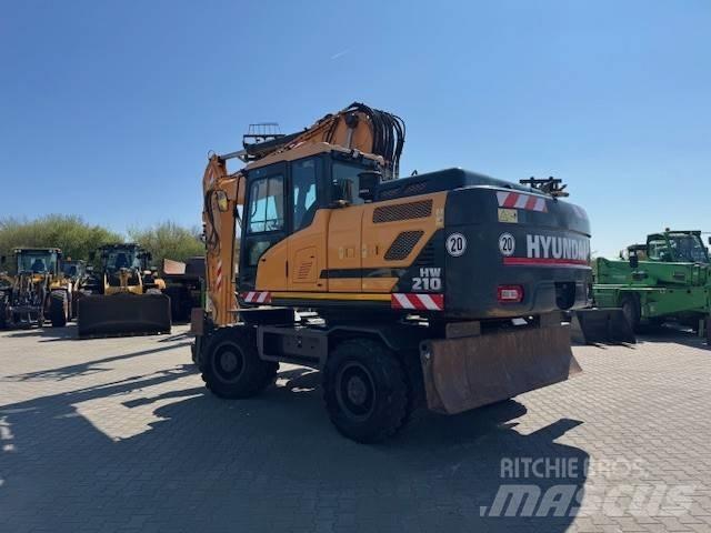 Hyundai HW 210 Wheeled excavators