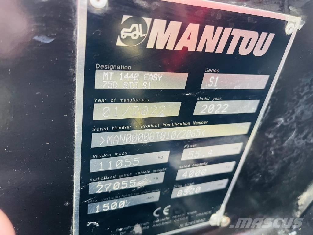 Manitou MT 1440 Easy Telescopic handlers