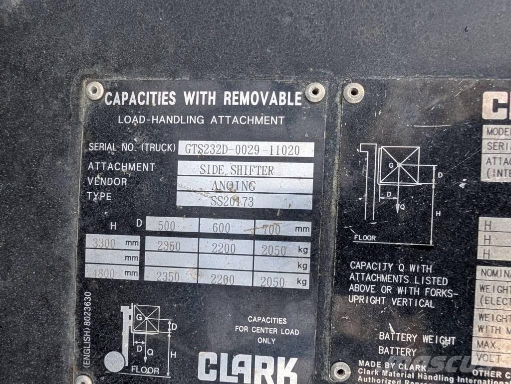 Clark GTS 25 D Diesel trucks