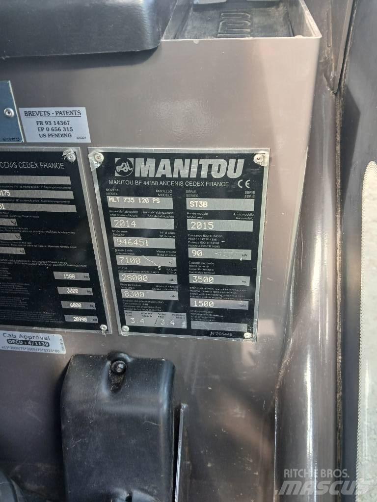 Manitou MLT 735-120 Telehandlers