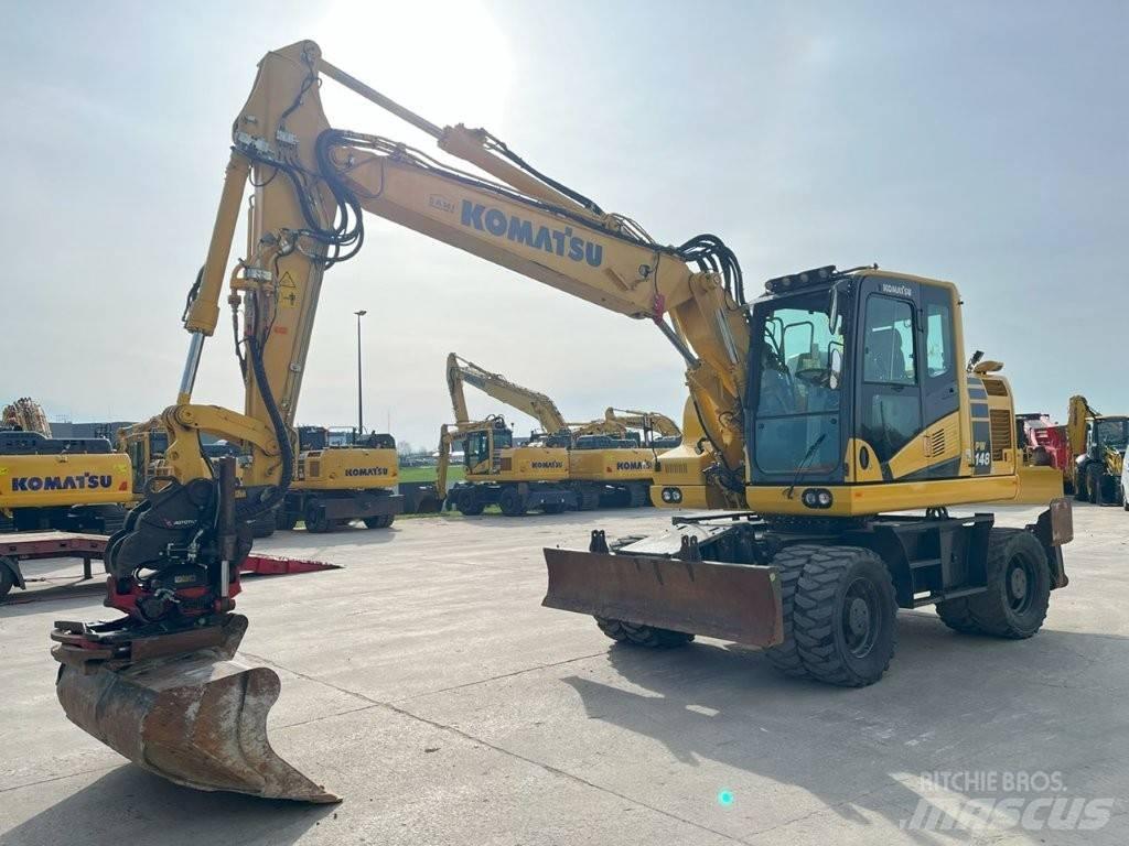 Komatsu PW 148-11 Wheeled excavators