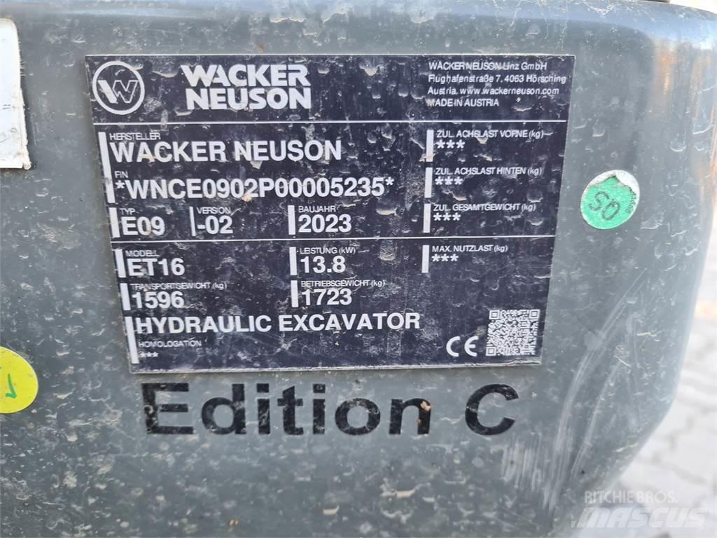 Wacker Neuson ET16 Crawler excavators