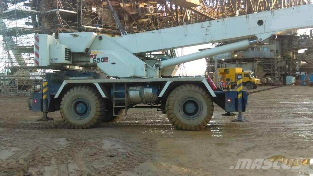 Grove RT 650 E Rough terrain cranes