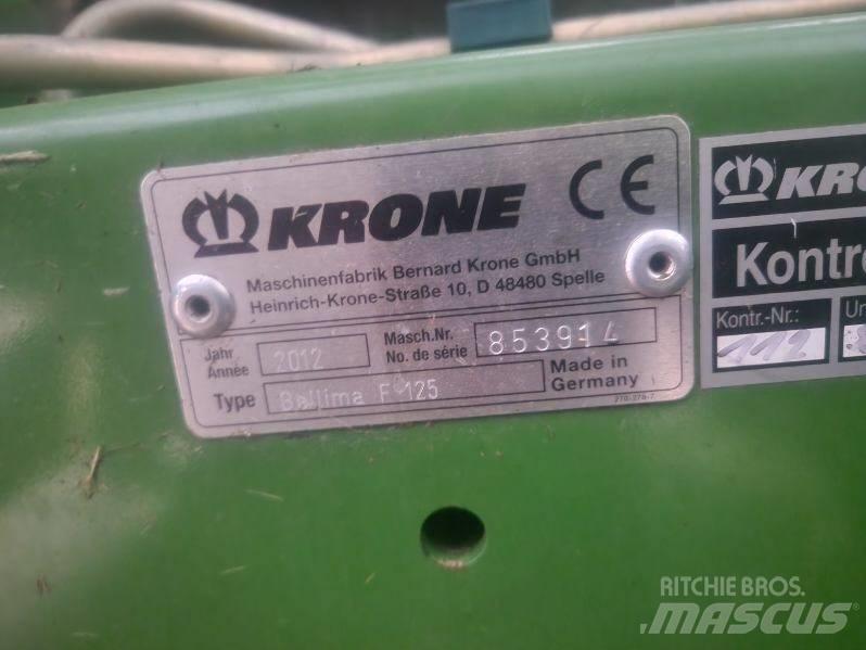Krone Bellima F125 Round balers