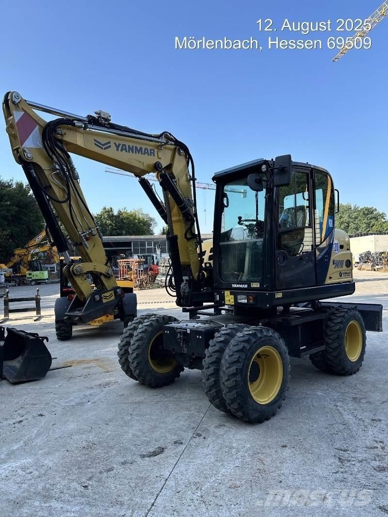 Yanmar B75W Wheeled excavators