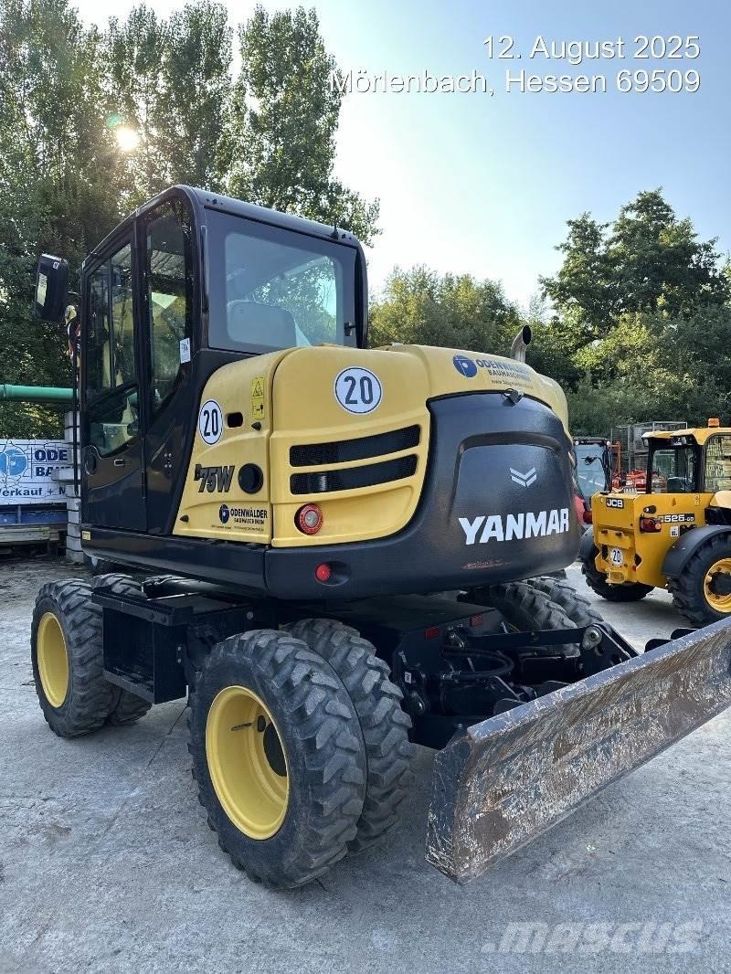 Yanmar B75W Wheeled excavators