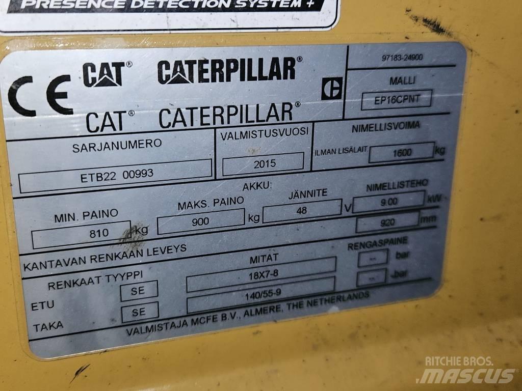 CAT EP16CPNT Electric forklift trucks