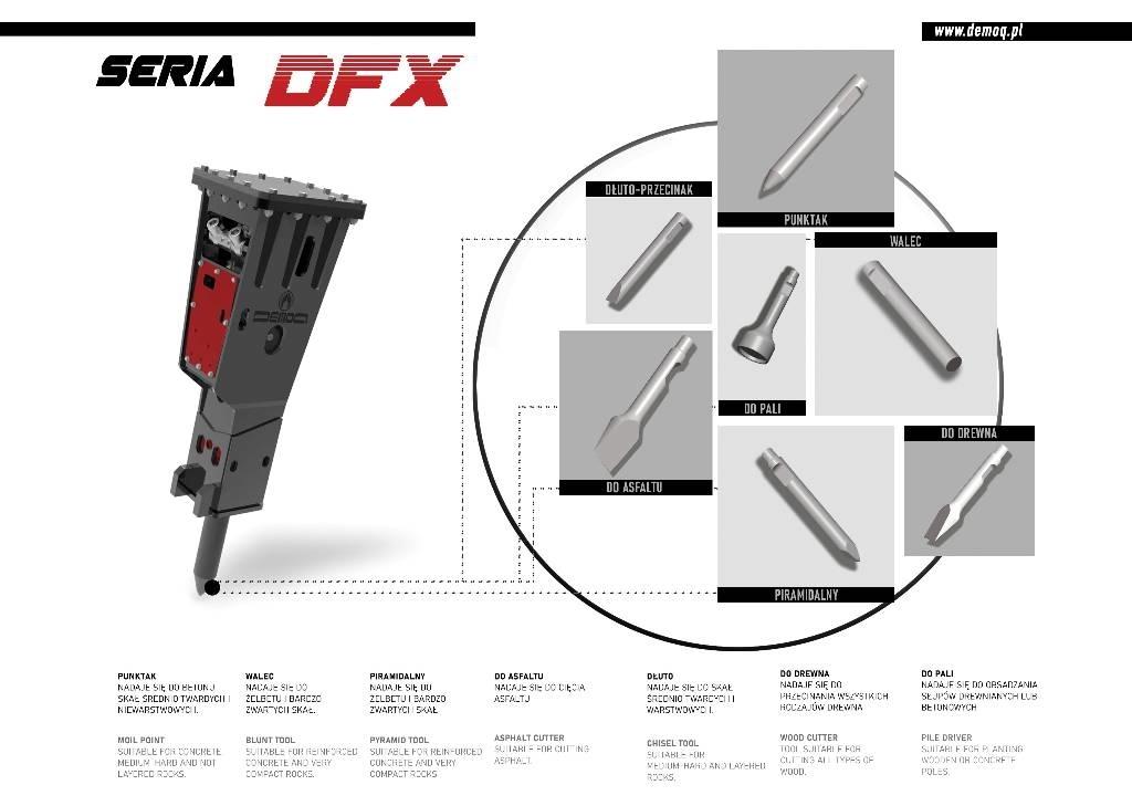  DEMOQ DFX5000 Hammers / Breakers