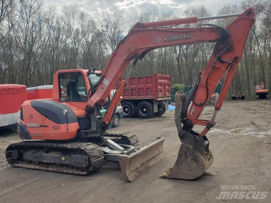 Kubota KX080-3 Crawler excavators