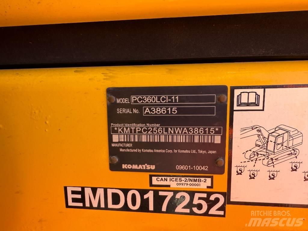 Komatsu PC360LCi-11 Crawler excavators