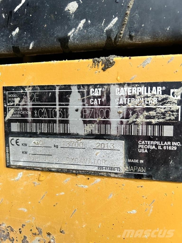CAT 312 E Crawler excavators