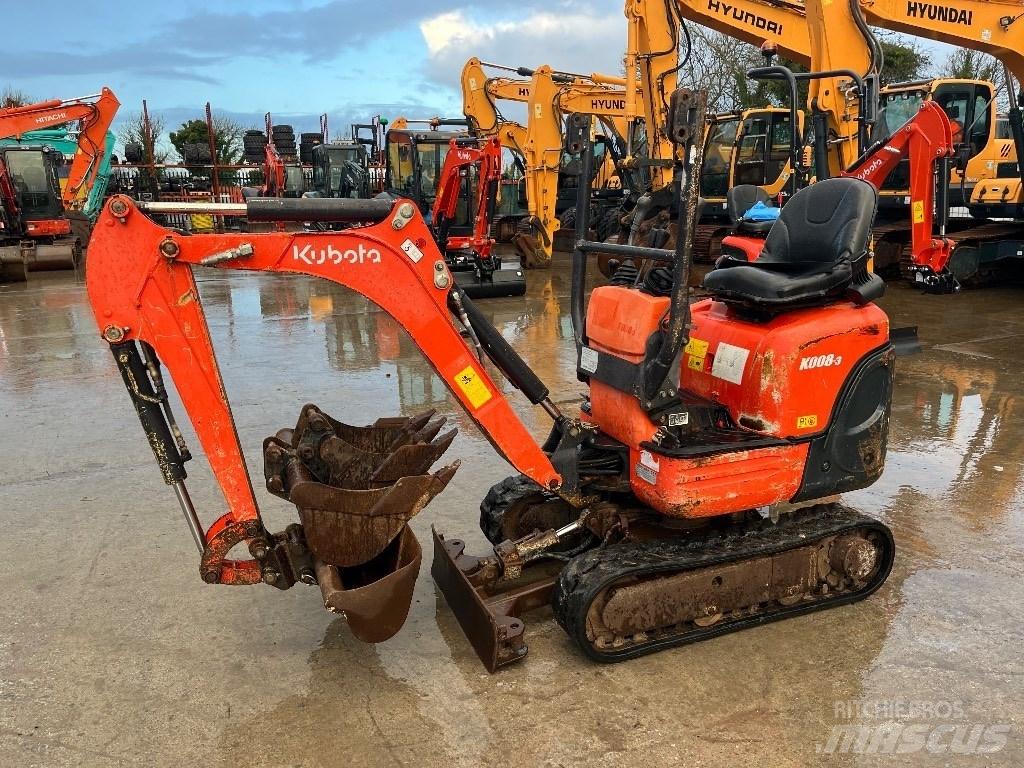 Kubota K 008-3 Mini excavators < 7t (Mini diggers)