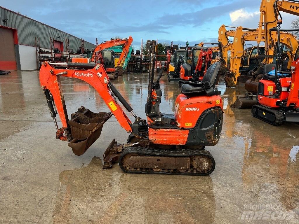 Kubota K 008-3 Mini excavators < 7t (Mini diggers)