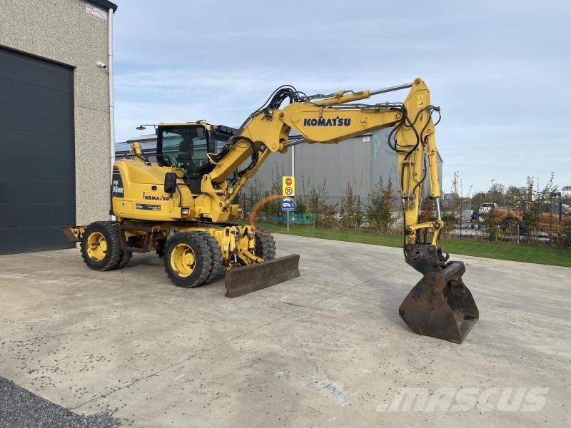 Komatsu PW98 Wheeled excavators