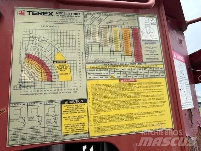 Terex BT 2047 Truck mounted cranes