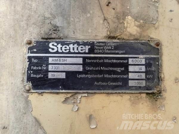 Stetter AM 6 SH Concrete trucks