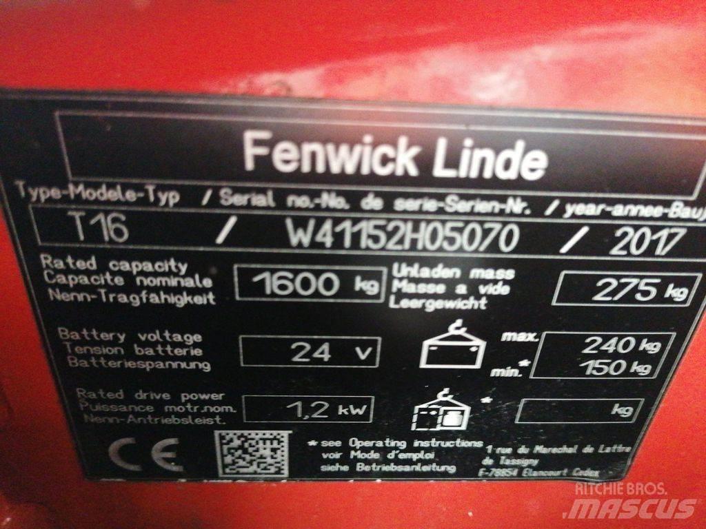 Linde T16 Low lifter