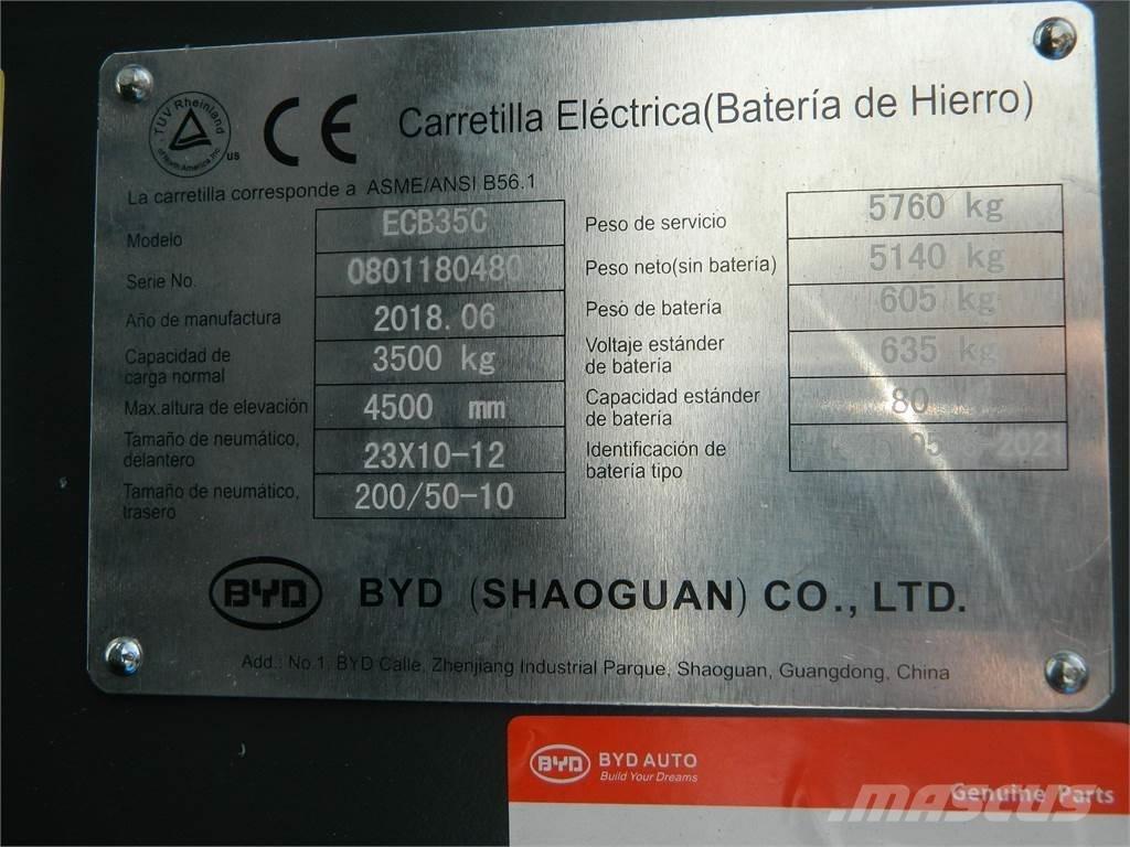 BYD ECB35C Electric forklift trucks