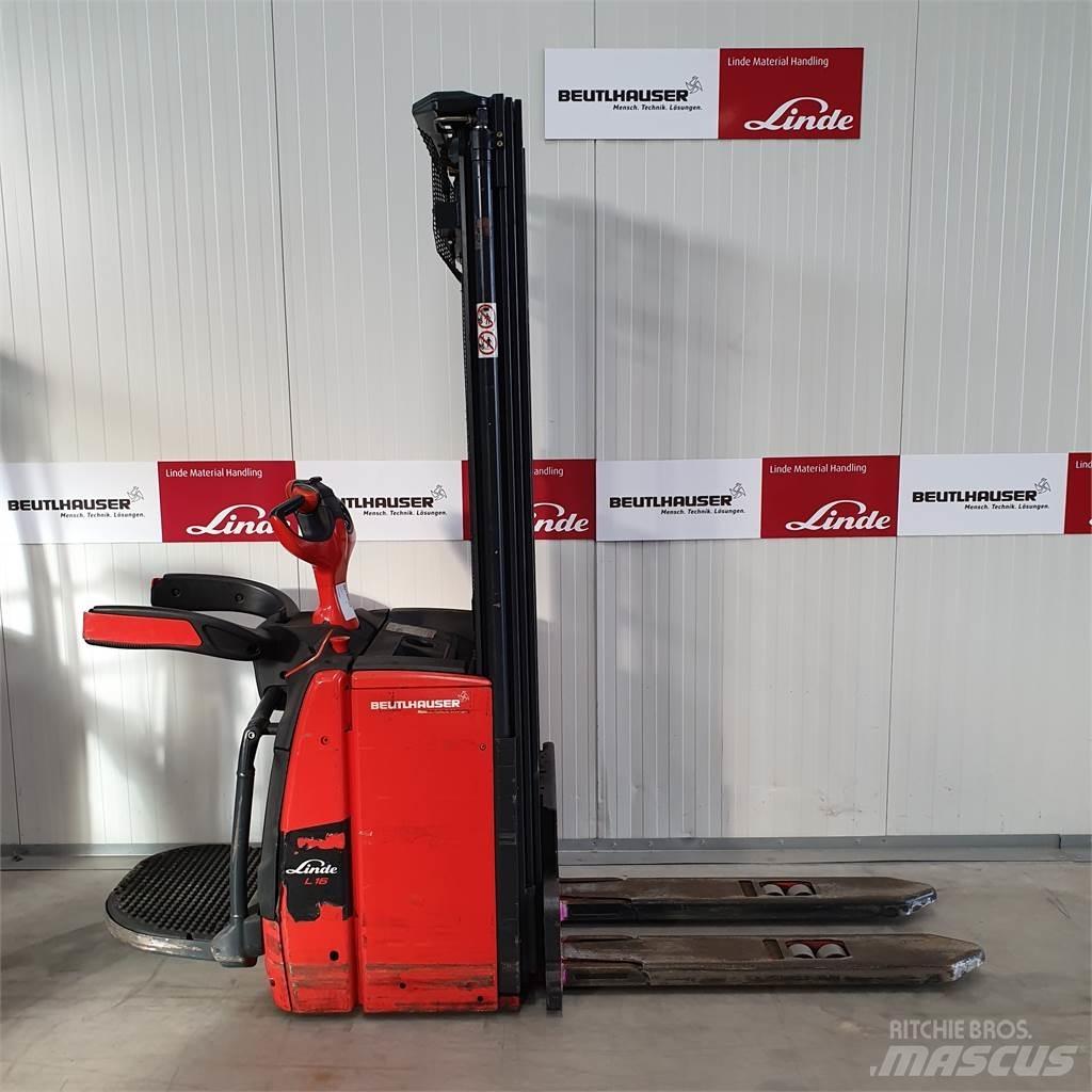 Linde L16AP Pedestrian stacker