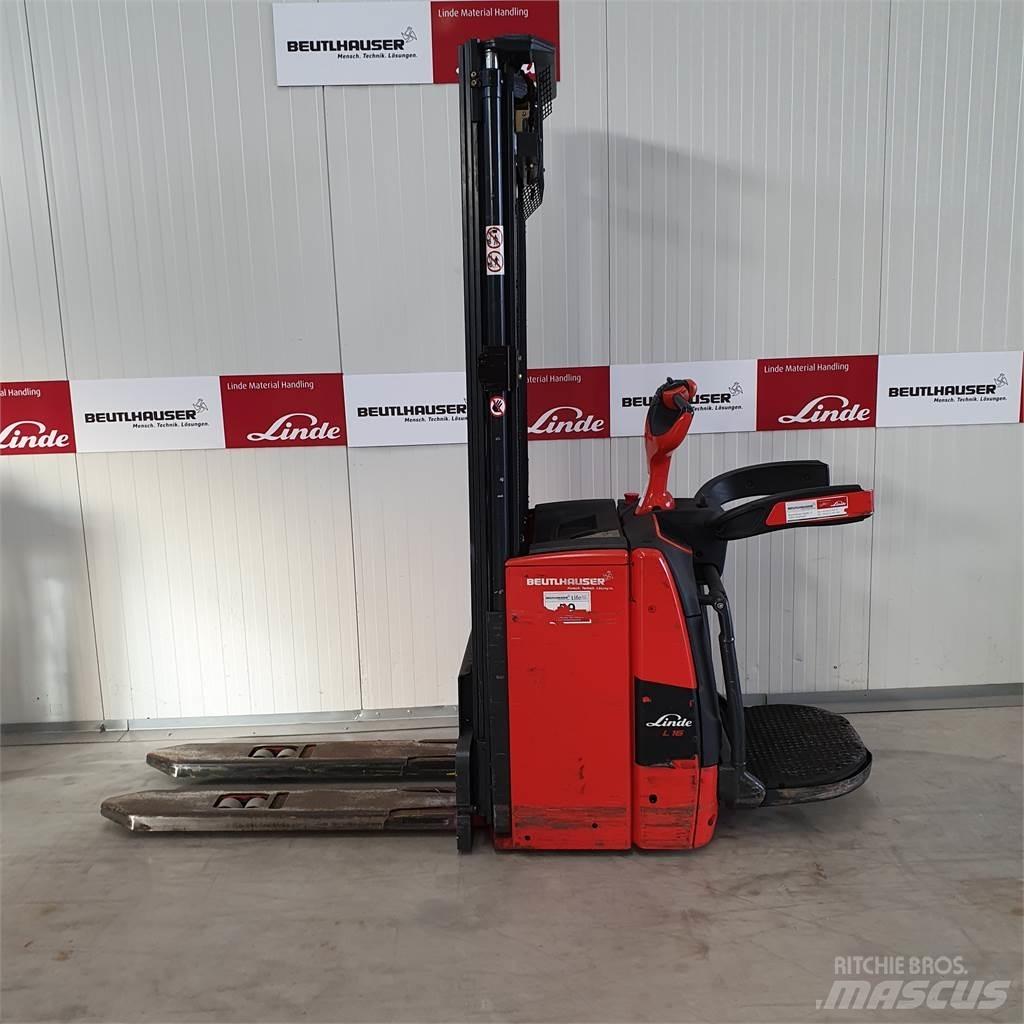 Linde L16AP Pedestrian stacker