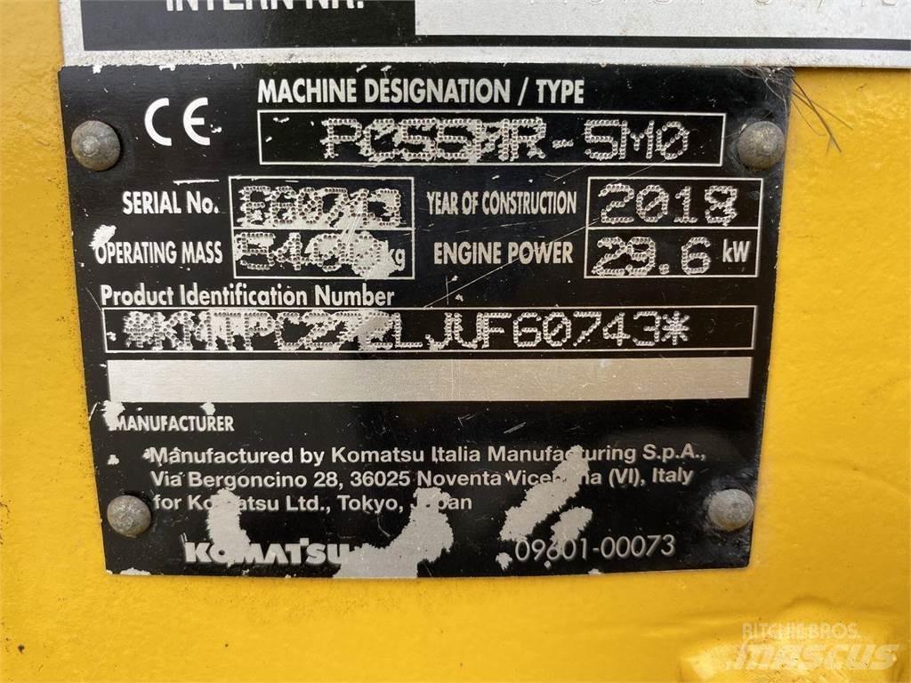 Komatsu PC55MR-5 Wheeled excavators