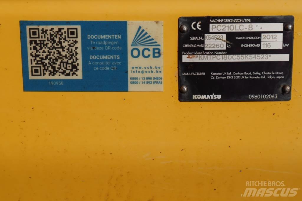 Komatsu PC 210 LC-8 Crawler excavators