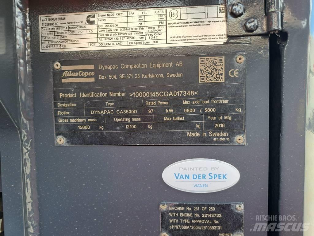 Dynapac CA3500D Single drum rollers