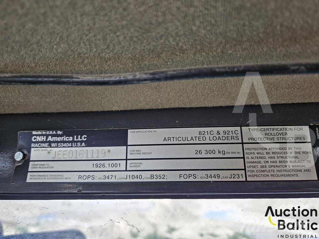 CASE 921C/2 Wheel loaders