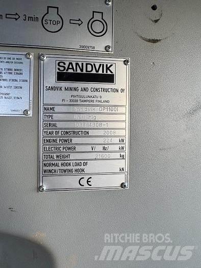 Sandvik DP 1100 Surface drill rigs