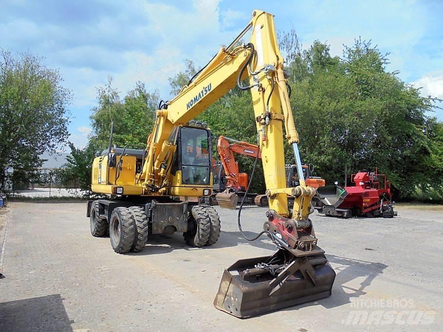 Komatsu PW 140-7 Wheeled excavators