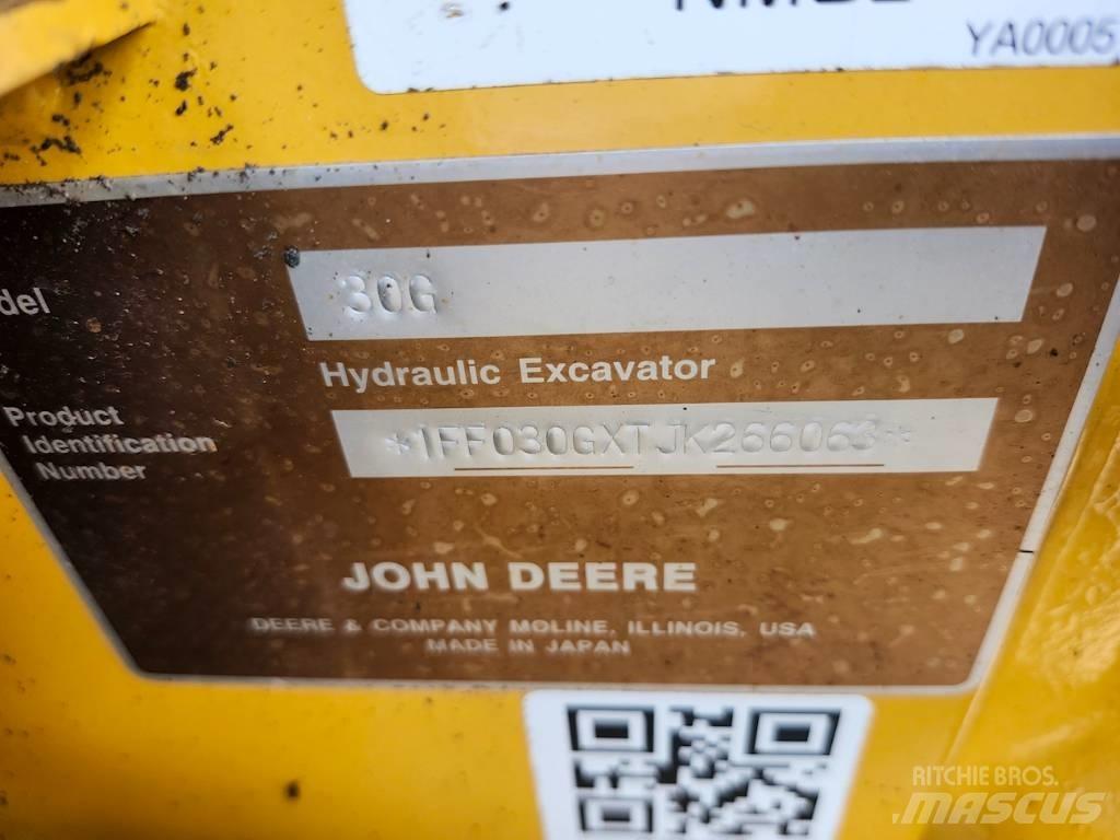 DEERE 30G Mini excavators < 7t (Mini diggers)