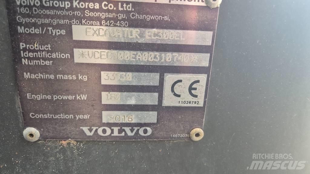 Volvo EC300EL Crawler excavators