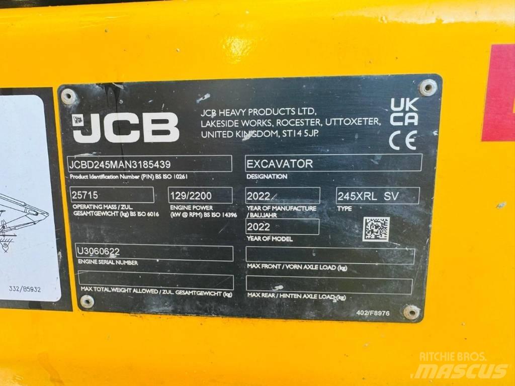 JCB 245 XR Crawler excavators