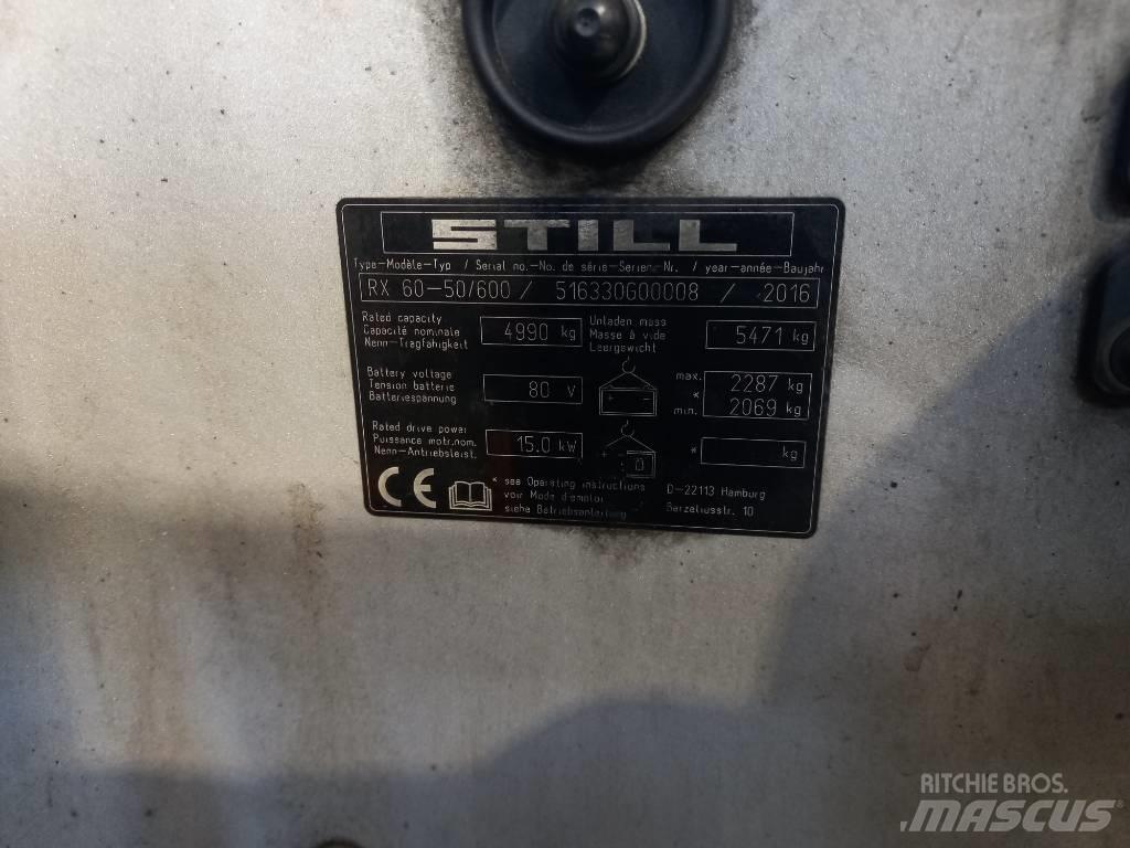 Still RX 60-50 Electric forklift trucks