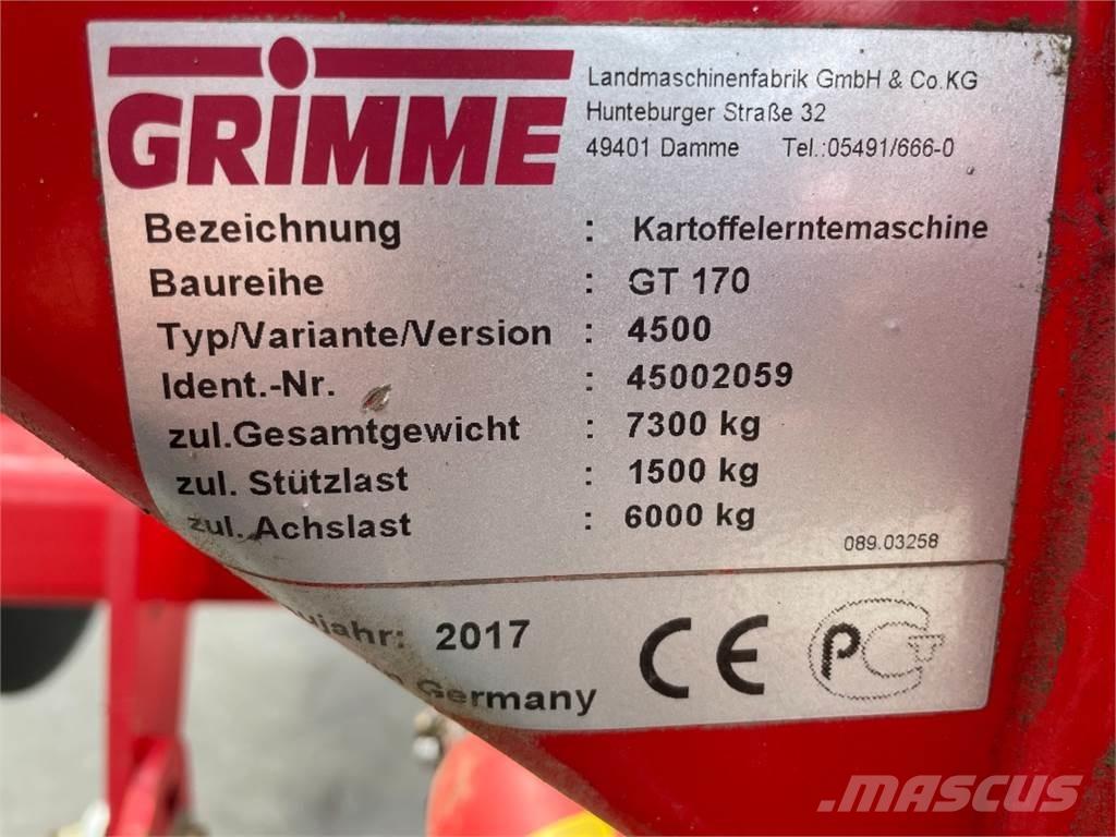 Grimme GT 170S DMS Farm machinery